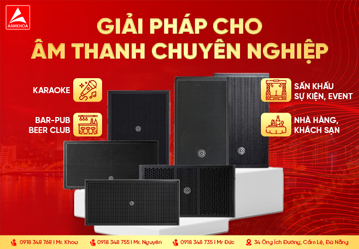 Loa hội trường – Công suất mạnh mẽ, âm thanh rõ nét