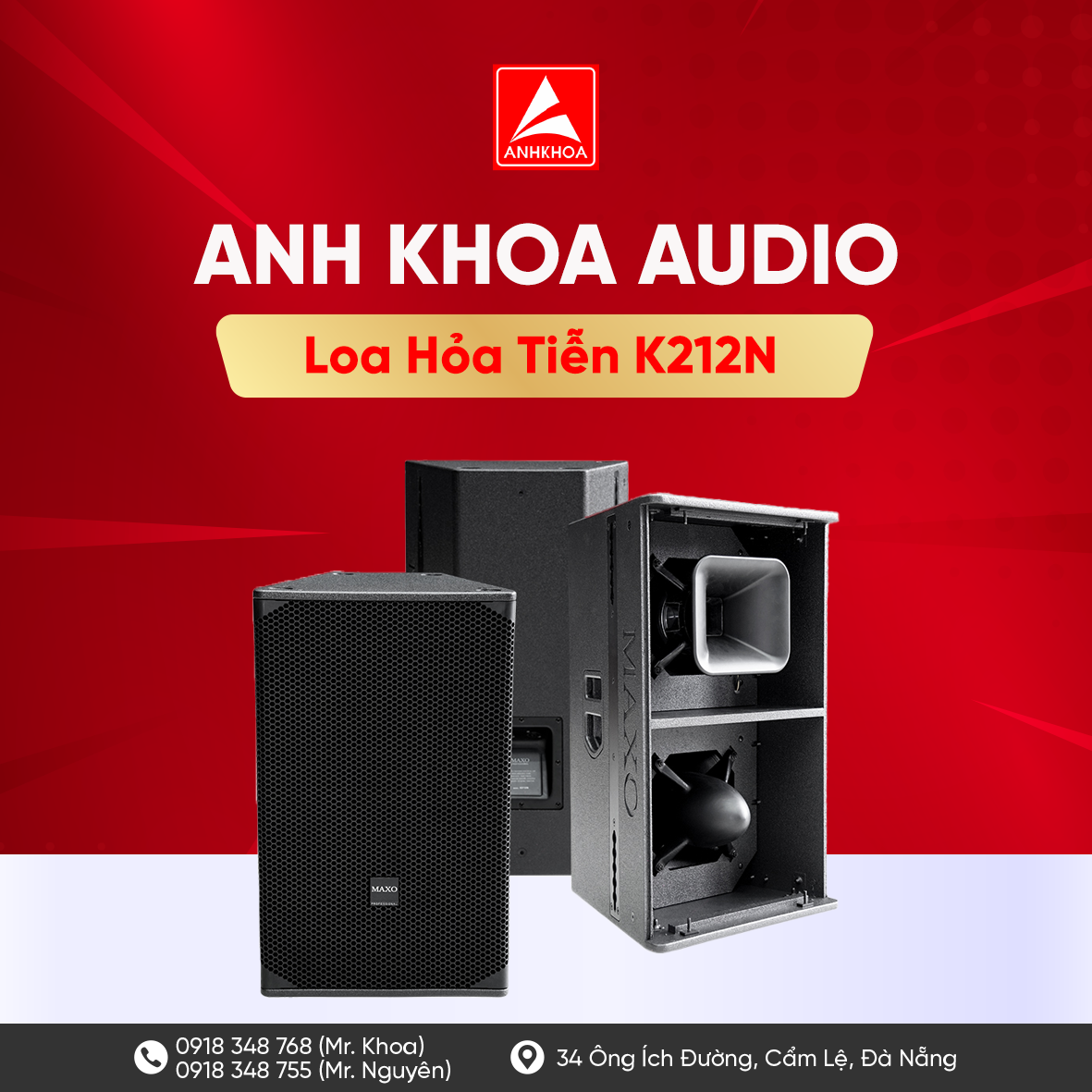 Loa hoa tiễn K212N-Maxo