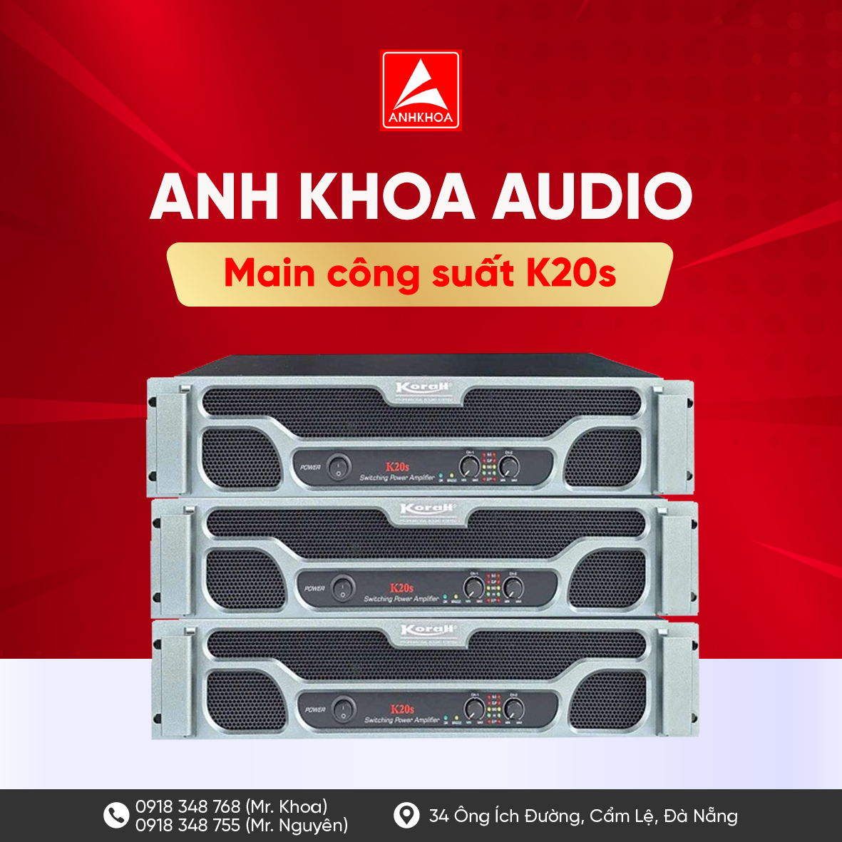 Main công suất K20s Korah