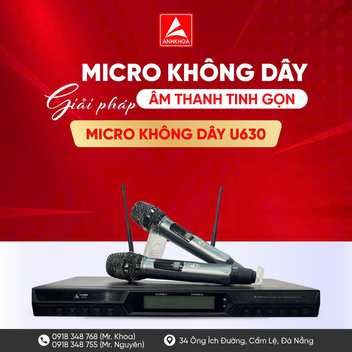 Micro không dây – Chất lượng âm thanh đỉnh cao