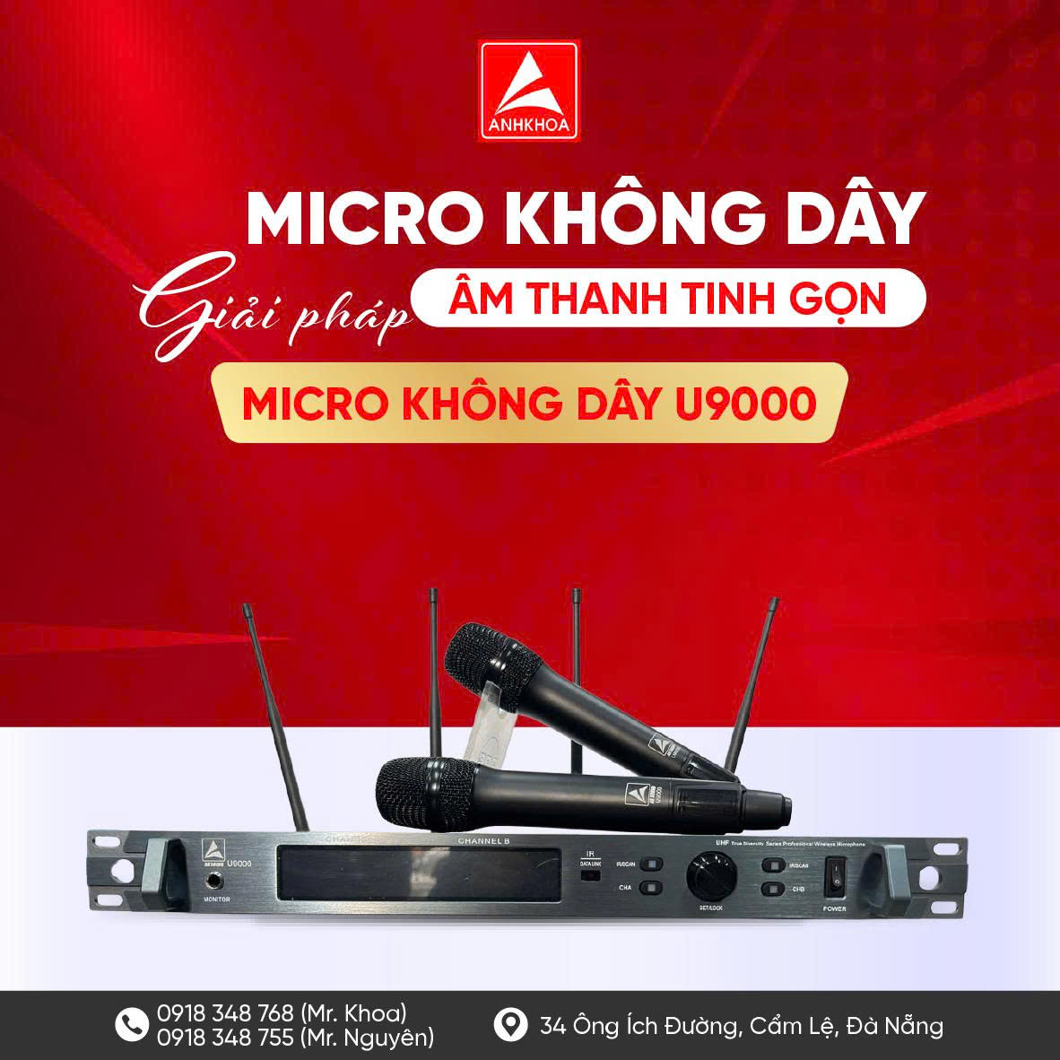 Micro không dây AK U900