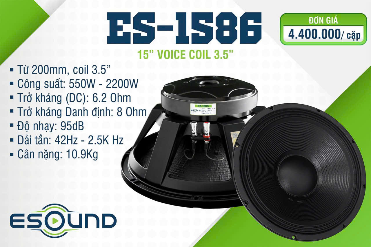 CỦ LOA BASS RỜI ES-1586
