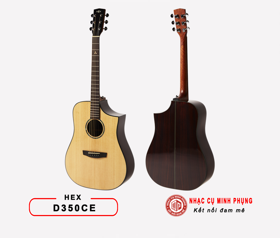 Đàn Guitar Acoustic Hex FX350CE
